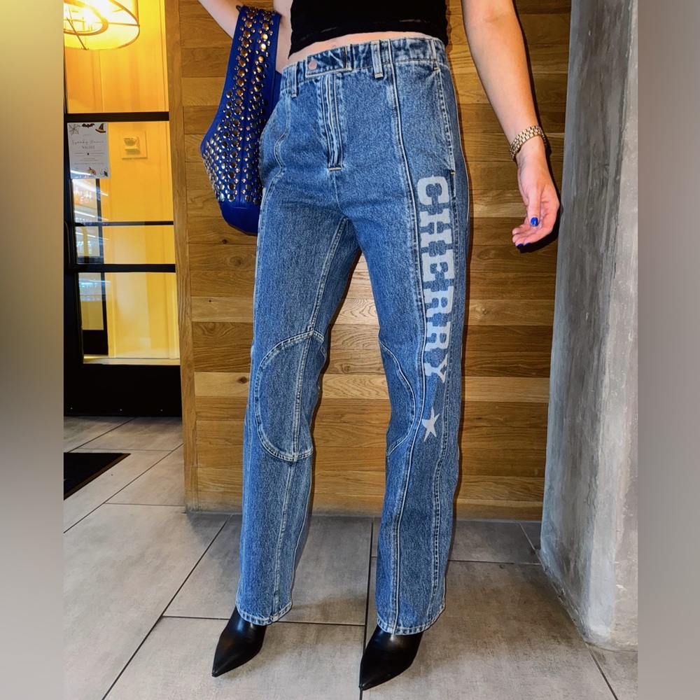 Cherry LA Denim Moto x Pants